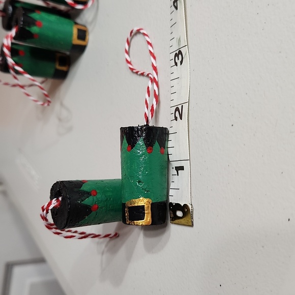 Hand Crafted Wine Corks Elf 10 Set Ornaments - Picture 4 of 4